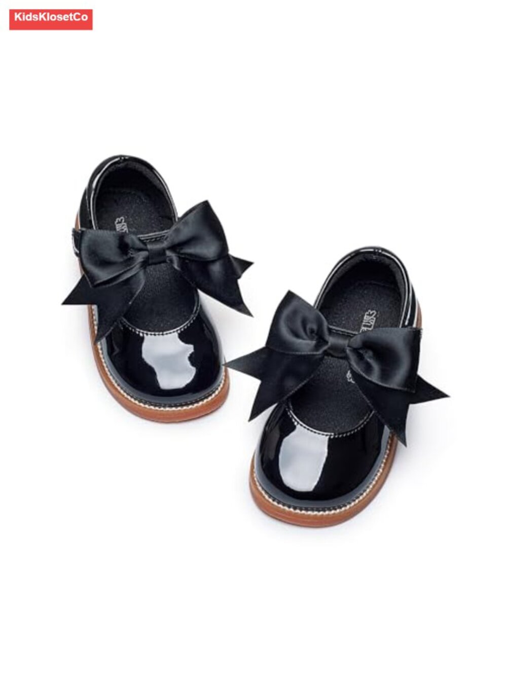 Girls Ballet Flats Dress Shoes School Uniform Leather Hook Loop